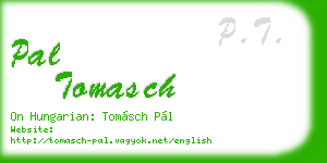 pal tomasch business card